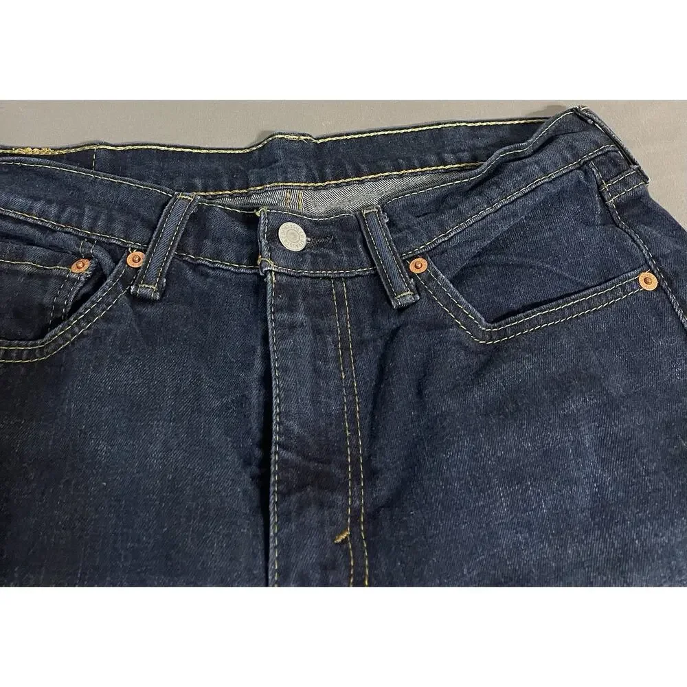 Levi’s 514 Straight Jeans W33 L34 Dark Wash Excellent Condition